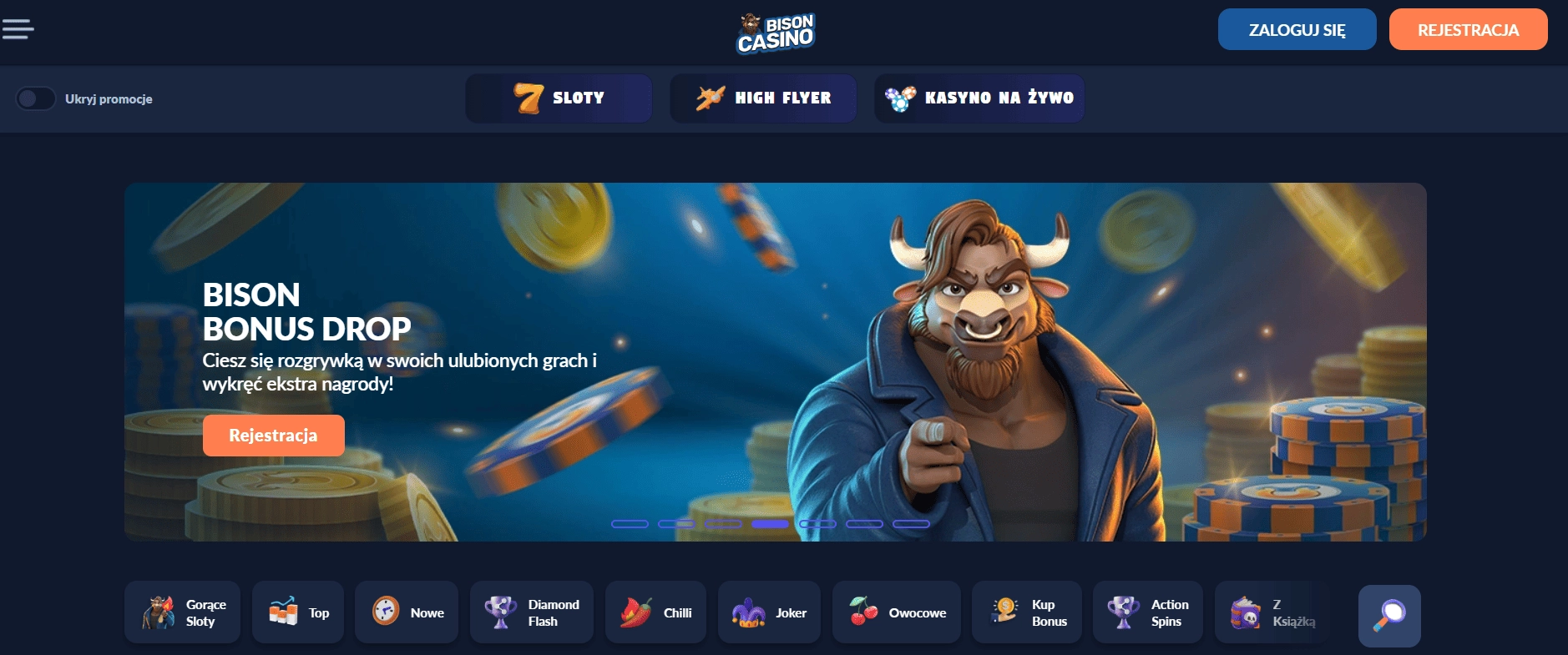 Poznaj bison casino